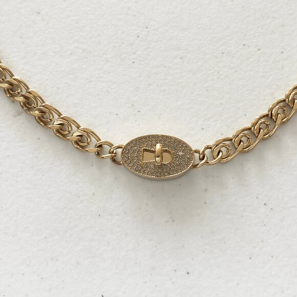 Fossil Gold Iconic Glitz Choker Necklace - Picture 2 of 7